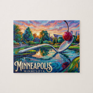 Puzzle Jardin de sculptures de Minneapolis Minnesota
