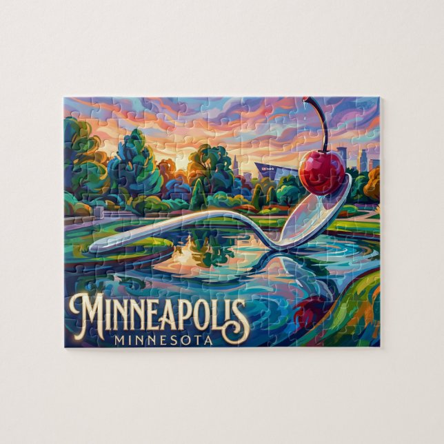 Puzzle Jardin de sculptures de Minneapolis Minnesota (Horizontal)