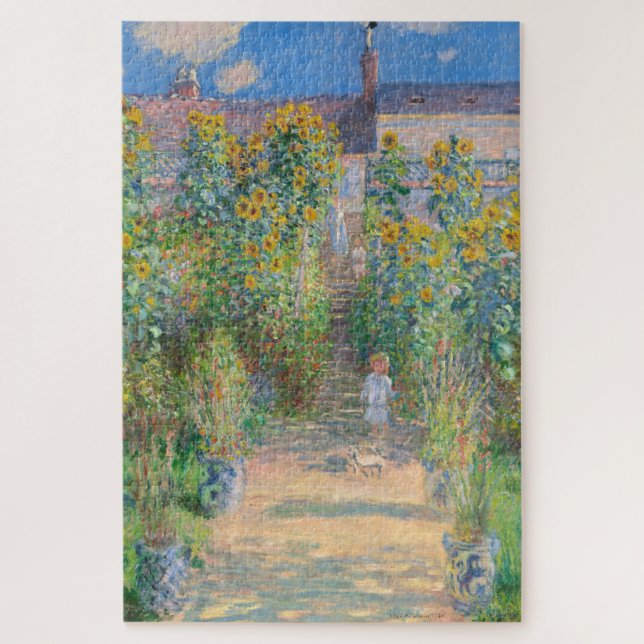 Puzzle Jardin de tournesols Monet 1000 pièce (Vertical)