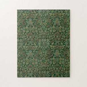 Puzzle Jardin de William Morris - Verts