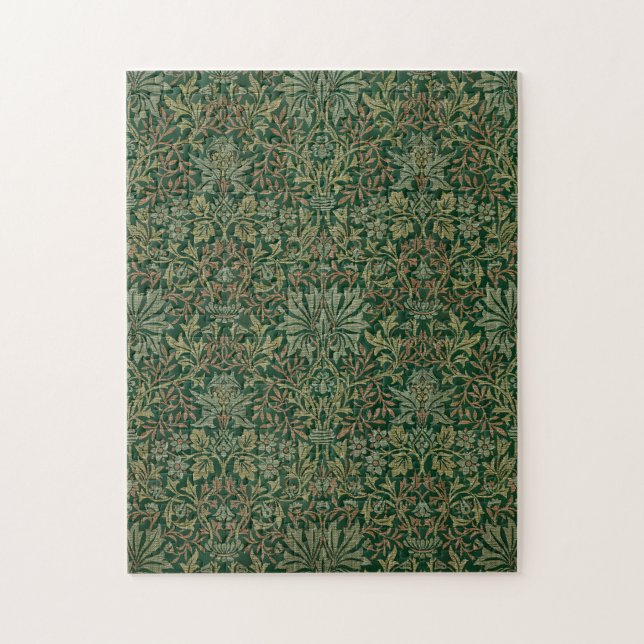 Puzzle Jardin de William Morris - Verts (Vertical)