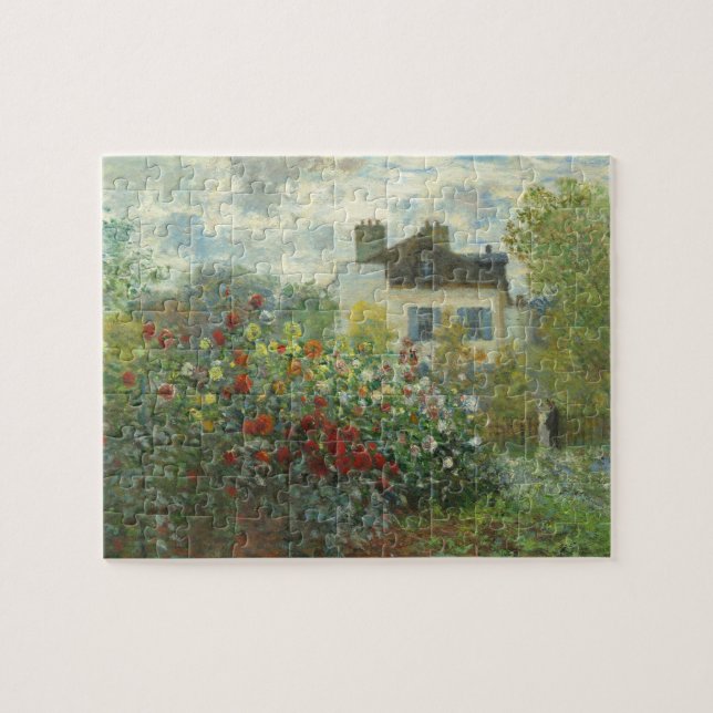 Puzzle Jardin des artistes de Monet dans Peinture d'Argen (Horizontal)