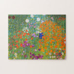 Puzzle Jardin des fleurs de Gustav Klimt<br><div class="desc">Veuillez visiter mon magasin pour plus de design intéressant et plus de choix de couleurs.
=> zazzle.com/colorfulworld*</div>