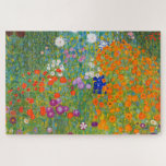 Puzzle Jardin des fleurs de Gustav Klimt<br><div class="desc">Veuillez visiter mon magasin pour plus de design intéressant et plus de choix de couleurs.
=> zazzle.com/colorfulworld*</div>
