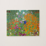 Puzzle Jardin des fleurs de Gustav Klimt<br><div class="desc">Veuillez visiter mon magasin pour plus de design intéressant et plus de choix de couleurs.
=> zazzle.com/colorfulworld*</div>