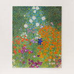 Puzzle Jardin des fleurs par Gustav Klimt<br><div class="desc">S'il vous plaît visitez mon magasin pour un design plus intéressant et plus de choix de couleurs.
=> zazzle.com/colorfulworld*</div>