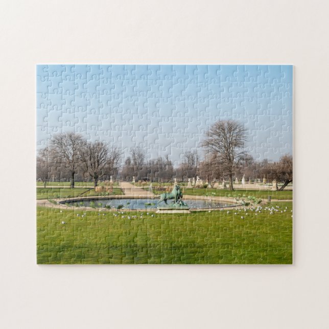 Puzzle Jardin des Tuileries en hiver - Paris (Horizontal)