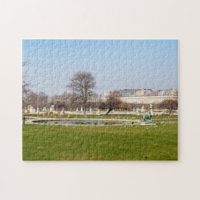 Puzzle Jardin des Tuileries en hiver - Paris (Horizontal)