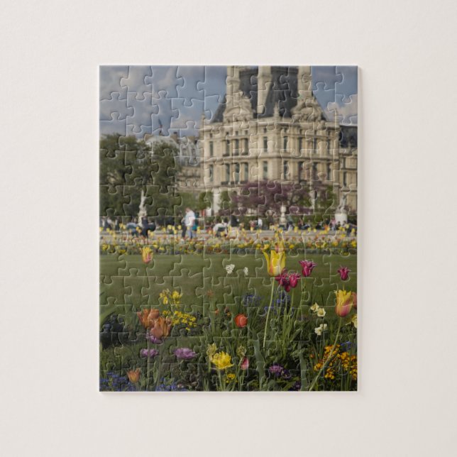 Puzzle Jardin des Tuileries, Louvre, Paris, France (Vertical)