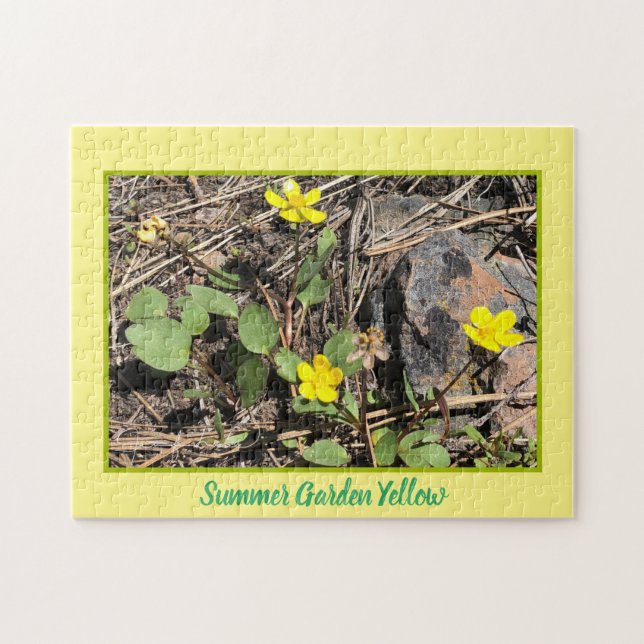 Puzzle Jardin d'été Jaune (Horizontal)