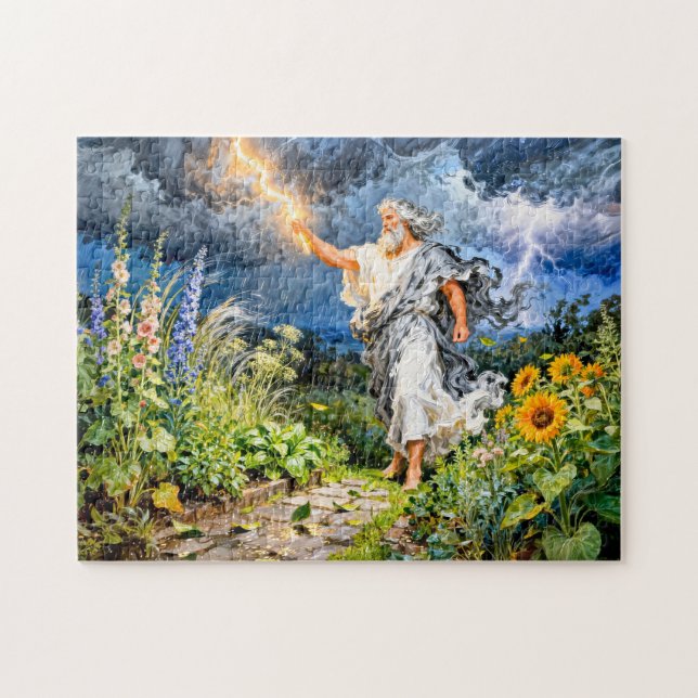 Puzzle Jardin d'hiver du dieu grec Borée (Horizontal)