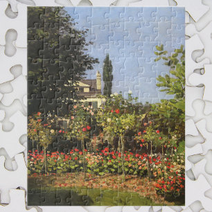 Puzzle Jardin fleuri à Sainte Adresse par Claude Monet