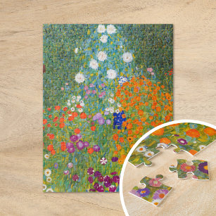Puzzle Jardin fleuri   Gustav Klimt