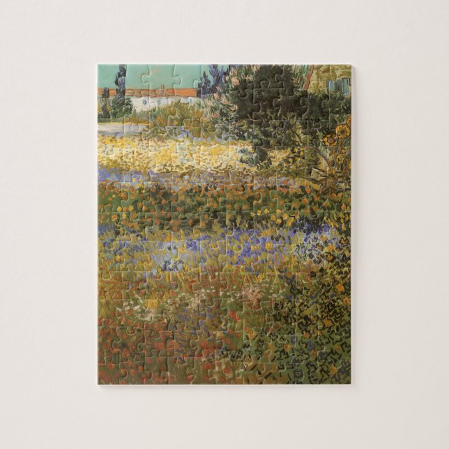 Puzzle Jardin fleuri par Vincent van Gogh (Vertical)