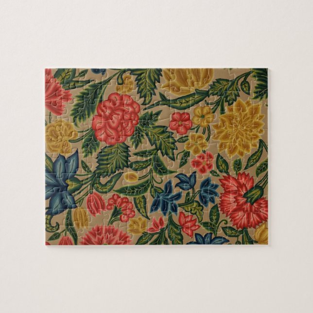 Puzzle Jardin Floral Designer vintage (Horizontal)