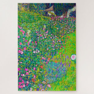 Puzzle Jardin Italien, Gustav Klimt