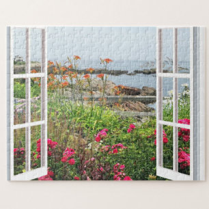 PUZZLE JARDIN MER OGUNQUIT PITTORESQUE, MAÏS