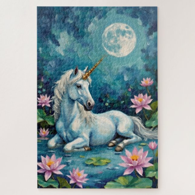 Puzzle Jardin mystique de la licorne (Vertical)