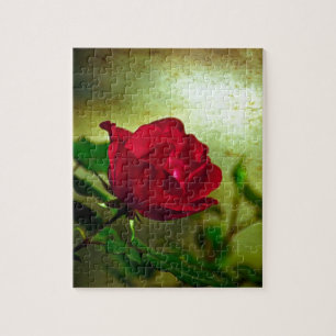 Puzzle Jardin mystique Saint-Valentin gothique Rouge Rose