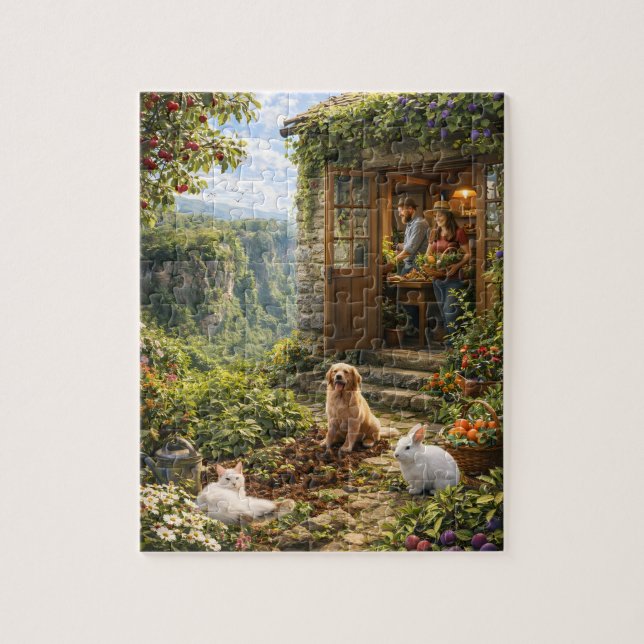 Puzzle Jardin paisible de la campagne Vie (Vertical)