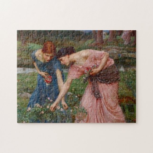 Puzzle Jardin Romantique Vintage Femmes Préraphaélite (Horizontal)