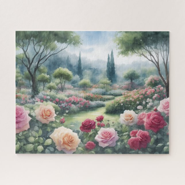 Puzzle Jardin rose (Horizontal)