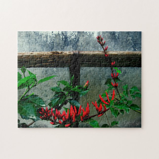 Puzzle Jardin rustique Floral (Horizontal)