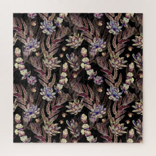 Puzzle Jardin Succulent : Motif Floral tendance