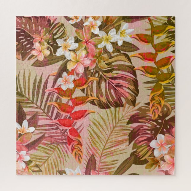 Puzzle Jardin tropical vintage (Vertical)