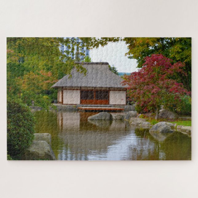 Puzzle Jardin Zen Japonais Hambourg Allemagne. (Horizontal)