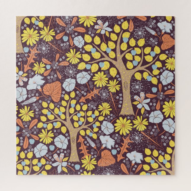 Puzzle Jardins, fleuris, pommier motif (Vertical)