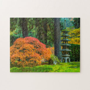 Puzzle Jardins Japonais En Automne À Portland, Oregon