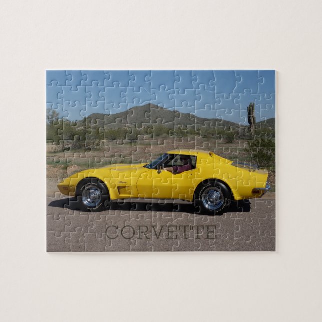 Puzzle Jaune 1973 Corvette Stingray (Horizontal)