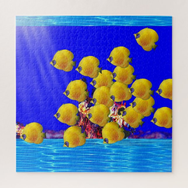Puzzle Jaune Poissons (Vertical)