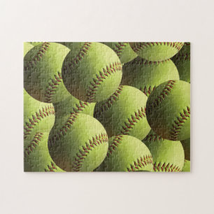 Puzzle Jaune Softball à billes multiples en couche