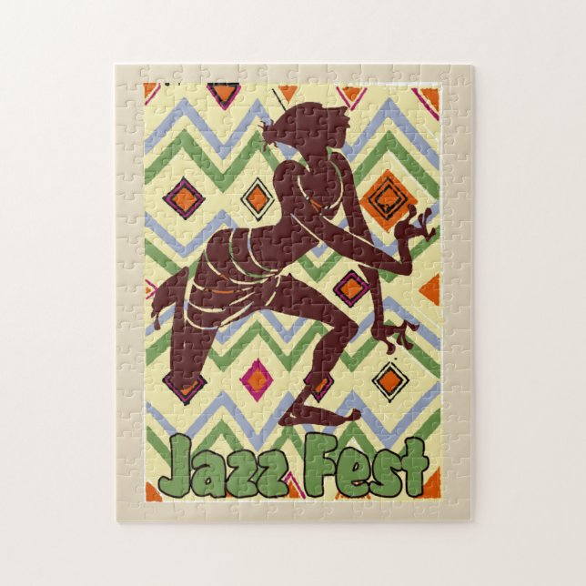 Puzzle Jazz Fest Danseur Abstrait (Vertical)