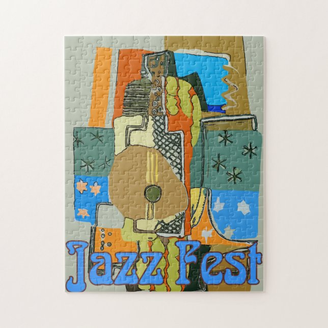 Puzzle Jazz Festival Instruments de musique Abstraits (Vertical)