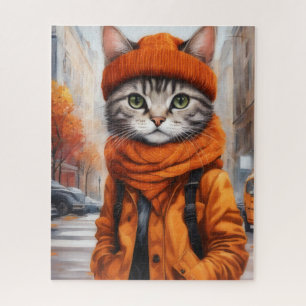 Puzzle Jazzy Kitty - Vibes d'octobre