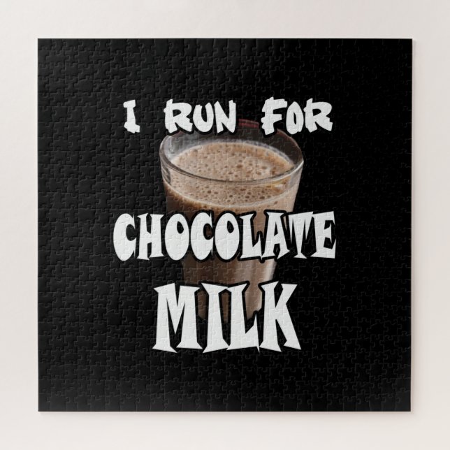 Puzzle Je cours pour le lait chocolaté Running (Horizontal)