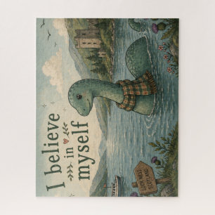 Puzzle Je crois en moi-même Loch Ness Monster fantaisiste