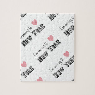 Puzzle Je déménage à New York Diagonal