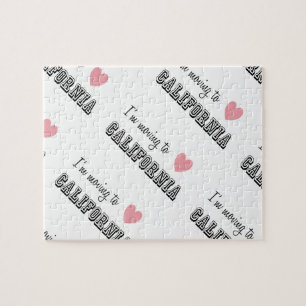 Puzzle Je déménage en Californie Diagonal