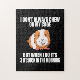 Puzzle Je Joue Avec Du Cochon De Guine Le Matin