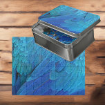 Puzzle Je suis bleu - Plumes Macaw<br><div class="desc">Détail photo de plumes de macaw bleu - belle couleur bleue! Grande conception de plume naturelle. Pour tous les amateurs de perroquets ! Plumes de perroquet bleu pour ceux qui aiment l'extraordinaire! Un accrocheur ! Conçu avec amour par Marions Artwork. Vous pouvez customiser la conception ou la transférer vers un...</div>