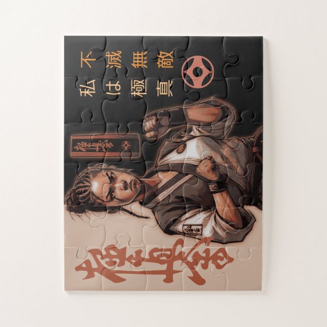 Puzzle Je suis Kyokushin, Indestructible, Invincible (Vertical)