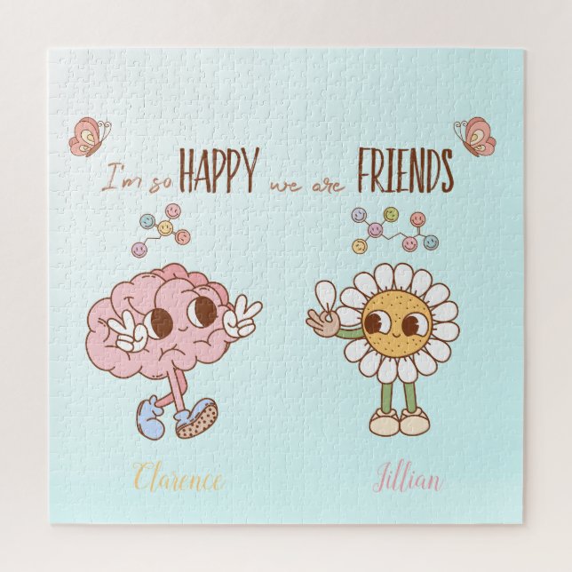 Puzzle Je suis tellement heureux que nous soyons amis Per (Vertical)