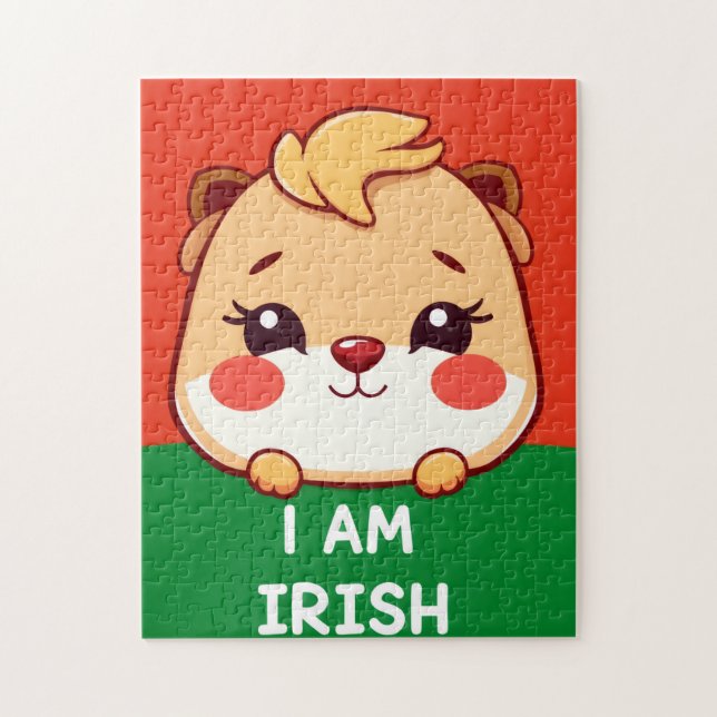 Puzzle Je suis un animal mignon irlandais (Vertical)