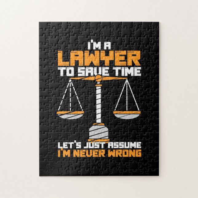 Puzzle Je Suis Un Avocat Pour Gagner Du Temps (Vertical)