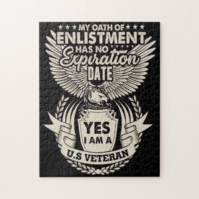 Puzzle Je Suis Un Vétéran Américain (Vertical)