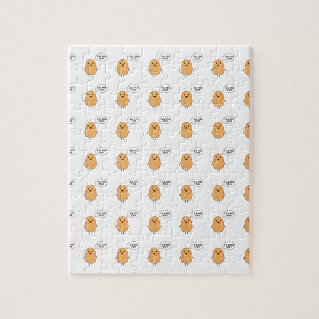 Puzzle Je suis une fière pomme de terre (Vertical)